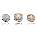 Miniatyrbilde 2 av 10: Metall Rhinestone Buttons Skjorte Buttons 23MMC C 23MMC