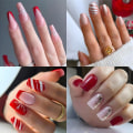 Miniatyrbild 2 av 10: Christmas French Fake Nails False Nail 1 1 1