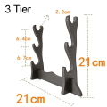Miniatyrbillede 4 af 10: Samurai Sword Stand Display Rack 1 TIER 1 TIER 1 Tier