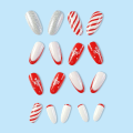 Miniatyrbild 4 av 10: Christmas French Fake Nails False Nail 2 2 2
