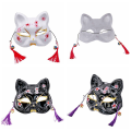Miniatyrbild 8 av 9: Wind Mask Cosplay Mask SVART black