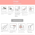 Miniatyrbild 4 av 7: 10st Pure Manual False Nail Handmålad Butterfly Handmade S