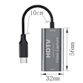 Miniatyrbilde 2 av 5: Type C til HDMI Adapter USB C til HDMI Adapter Videoopptak