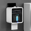 Miniatyrbillede 1 af 10: Toiletpapirholder Opbevaringsstativ HVID DOBBELT LAG DOBBELT LAG White Double Layer-Double Layer