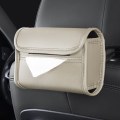 Miniatyrbilde 7 av 9: Bil Tissue Box Holder Bil Center Console Armlen Serviett Box Brown