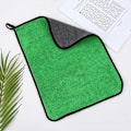 Miniatyrbilde 9 av 10: Mikrofiberhåndkle Rengjøring Tørkeklut GRØNN 30&40CM Green 30&40cm