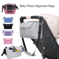 Miniatyrbild 1 av 8: Barnvagn Hängväska Barnvagn Baby Organizer Mummy Bag Blue