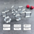 Miniatyrbilde 8 av 8: 30 stk Mini Cookie Cutter Små kakeformer 3D Cutter