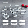 Miniatyrbillede 8 af 8: 30 stykker Mini Cookie Cutter Små Cookie Forme 3D Cutter