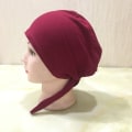 Miniatyrbillede 7 af 10: Kvinder under tørklæde Hijab-hætte med hætte GRÅ Grey