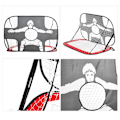 Miniatyrbillede 7 af 10: Fodbold Mål Indlæg Fodbold Net MESHBELT MESHBELT