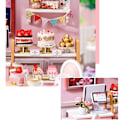 Miniatyrbillede 8 af 10: Miniature Dollhouses Kit Dukkehus 4 4 4