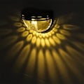 Miniatyrbillede 5 af 10: 2STK LED Solar Light Udvendig Væglampe SORT VARM LYS VARM Black Warm light-Warm light