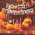 Pikkukuva 5 / 10: Halloween-banneri taustakoristeriipus C C C