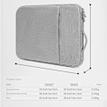 Miniatyrbillede 2 af 10: Notebook Computer Beskyttelsesetui Laptoptaske MØRKEGRÅ 14IN Dark Grey 14in