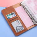 Pikkukuva 10 / 10: Budget Binder Notebook Bill Organizer RUSKEA brown