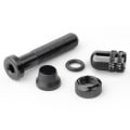 Miniatyrbilde 7 av 10: 1/2 stk Schrader A/V ventiler Amerikansk ventil SVART 40MM2STK 2STK Black 40mm2pcs-2pcs