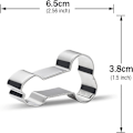 Miniatyrbillede 3 af 9: 4 stk Kiksforme i rustfrit stål Creative Cookie Cutters SET