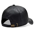Miniatyrbillede 7 af 10: Læder Baseball Caps Termo Hatte SORT black