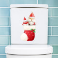 Miniatyrbilde 3 av 10: Juletoalett-klistremerke Xmas Veggdekor STYLE 7 STYLE 7 Style 7