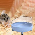Miniatyrbild 7 av 10: Hamster Sand Bad Container Hamster Sand Bad Box GRÅ Grey