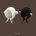 Miniatyrbild 10 av 10: Fluffy Hats Kostym Hattar SVART Black