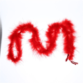 Miniatyrbillede 6 af 8: 2M Fjer Fjer Boa Strip HVID White