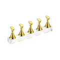 Miniatyrbild 4 av 10: Nagellacksövningstips Nagelkonst Displayställ GULD gold