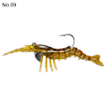 Miniatyrbillede 1 af 10: Prawn Lure Rejer Fake Bait NO.09 NO.09 No.09