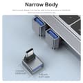 Miniatyrbillede 6 af 10: OTG Adapter USB Type-C SØLV Silver