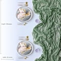 Miniatyrbilde 2 av 10: 2 stk Plissert dekorativ duk Bohemian Fried Dough Twists 1 pc