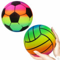 Miniatyrbillede 5 af 7: Oppustelig Beach Ball Rainbow Beach Ball VOLLEYBALL VOLLEYBALL Volleyball