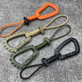Miniatyrbillede 4 af 10: Fastgør quickdraw sjækle karabinhage Clip SORT REFLECTIVE Black Reflective-Reflective