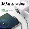 Miniatyrbild 4 av 10: USB C till USB C-sladd Kabel GRÅ 1MSTYLE2 STYLE2 Grey 1mStyle2-Style2