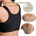 Miniatyrbillede 3 af 10: Multifunktionel BH Full Coverage BH SORT XL Black XL