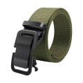Miniatyrbilde 1 av 10: Nylon flettet belte Automatisk spenne midjebånd ARMY GREEN Army green