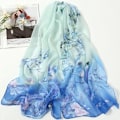 Miniatyrbilde 1 av 8: Beach Shawl Chiffon Skjerf for kvinner E E E