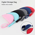 Miniatyrbillede 5 af 10: Digital opbevaringstaske Adapter Power Case NAVY navy