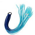 Miniatyrbilde 7 av 10: Farget Pigtail Hestehale Twist Braid Hair Tau 1 1 1