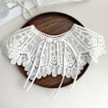Miniatyrbillede 8 af 9: Lace falsk krave dame topkraver C C C
