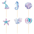 Pikkukuva 7 / 10: Seppeleiden riippubanneri Little Mermaid Party C C C