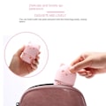 Miniatyrbillede 10 af 10: 2 STK Powder Puff Holder Makeup Svampebeholder GRØN green