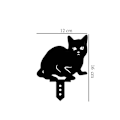 Miniatyrbillede 4 af 10: Kattstatuer Skulpturer Kattedekorationer C C C