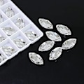 Miniatyrbilde 3 av 7: 36stk Sy På Rhinestone Sy Stein Glass Rhinestones