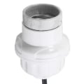 Pikkukuva 1 / 9: 1kpl Keramiikka Lampun kanta Lampun jalustan pidike EU PLUG EU PLUG EU Plug