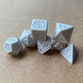 Miniatyrbillede 8 af 10: 7 Stk/sæt DND Terninger Polyhedral Terninger SORT SORT black
