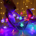 Pikkukuva 3 / 10: Lumihiutale LED String Lights Fairy Lights VÄRI VÄRI colour
