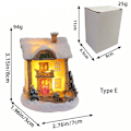Miniatyrbild 1 av 10: Mini House Miniatyr julprydnader E E E