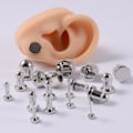 Miniatyrbillede 8 af 10: 4 Stk Ørepropper Øremålere Expander 1,6MM 1.6MM