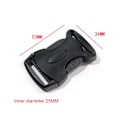 Miniatyrbilde 8 av 10: 5 stk Sidefrigjøringsspenner Buet spenne 54X31MM 54x31mm